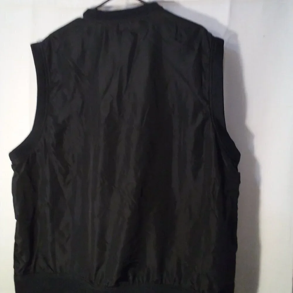 Acuity Pullover Vest Jacket Mens XL Sleeveless Logo Pockets Black